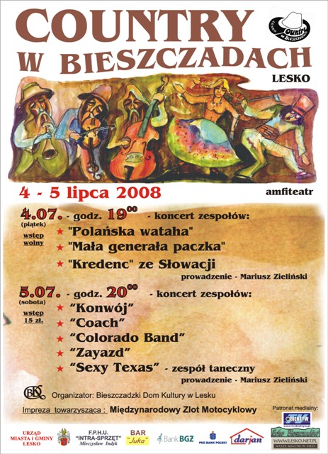 Country w Bieszczadach Lesko 2008